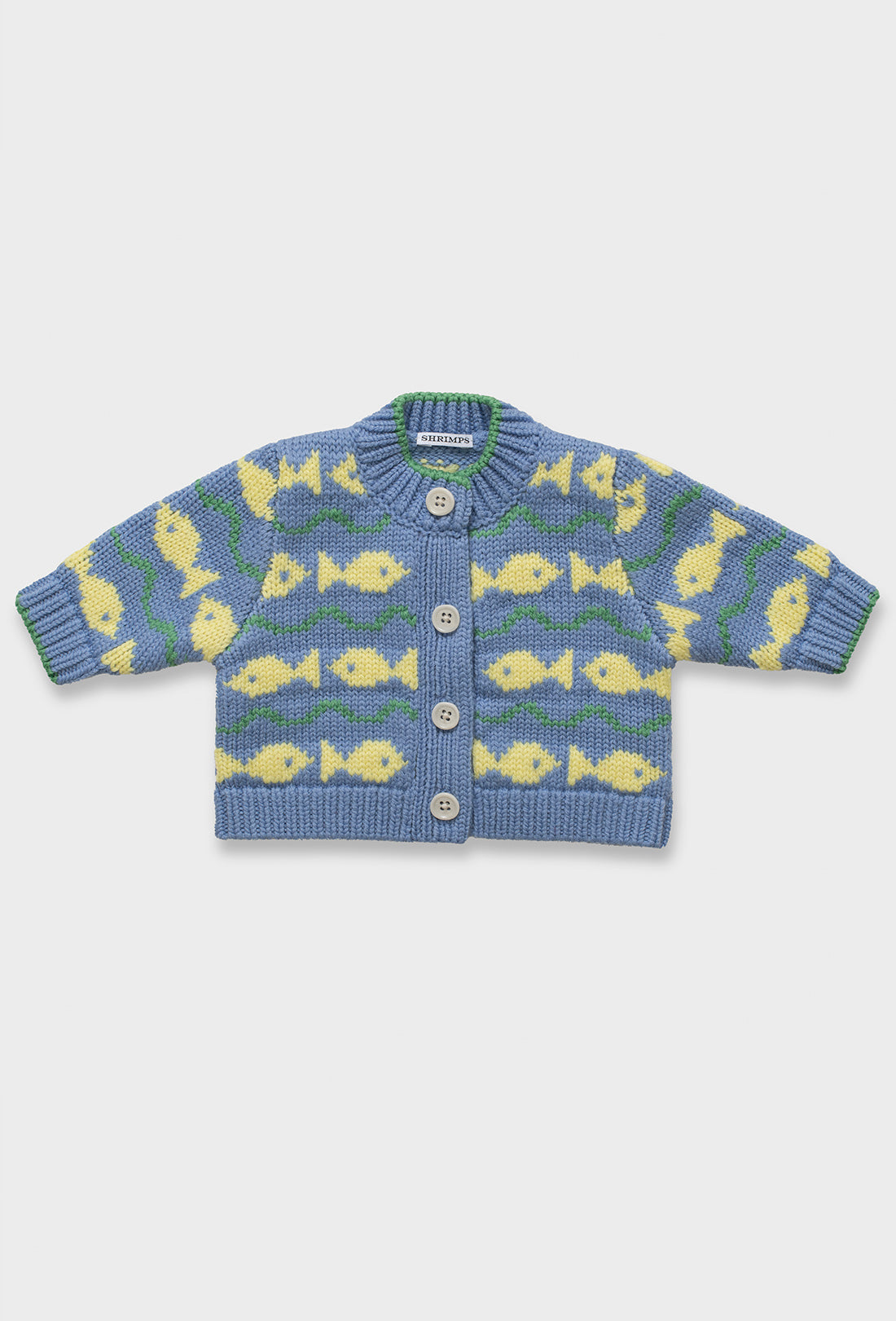 Chloe Baby & Kids Cardigan - Greek Blue/Multi