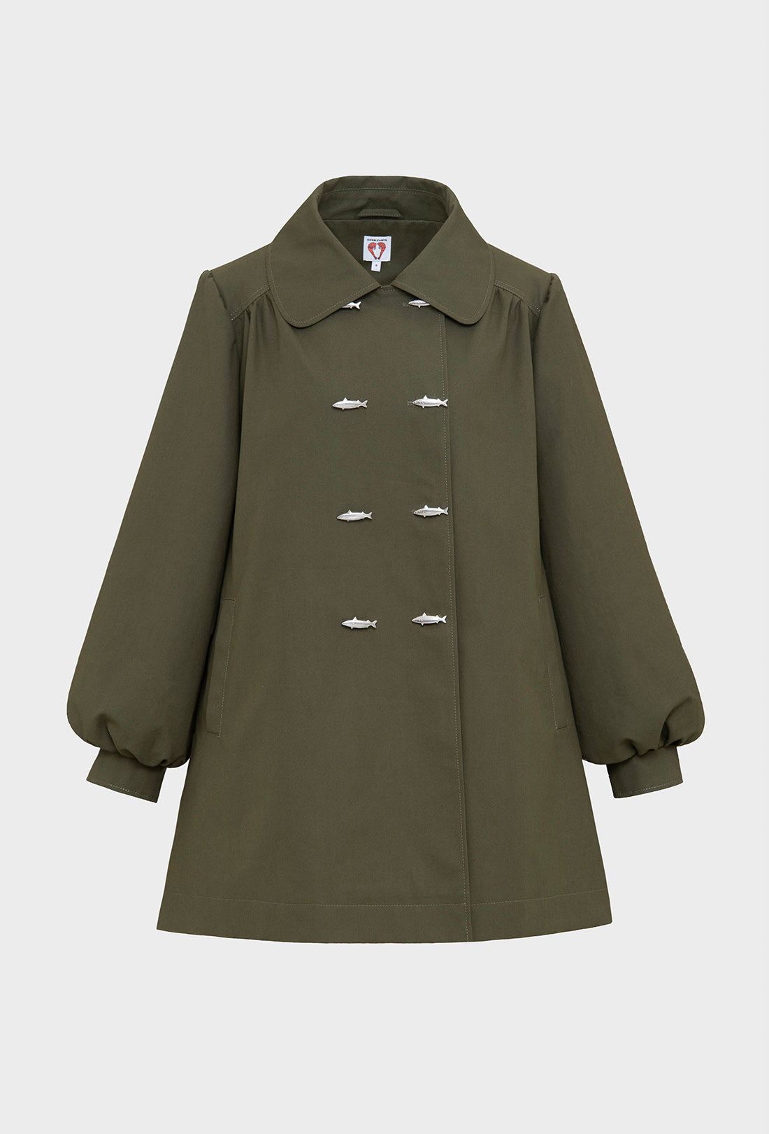 Hector Trench Coat - Caper Green