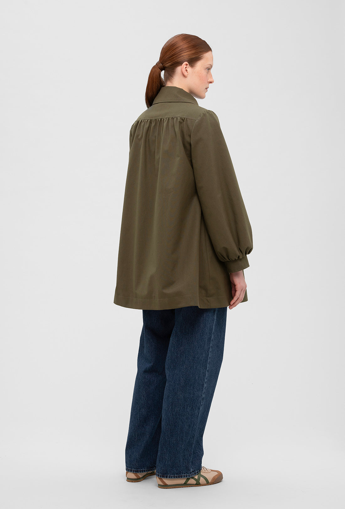 Hector Trench Coat - Caper Green