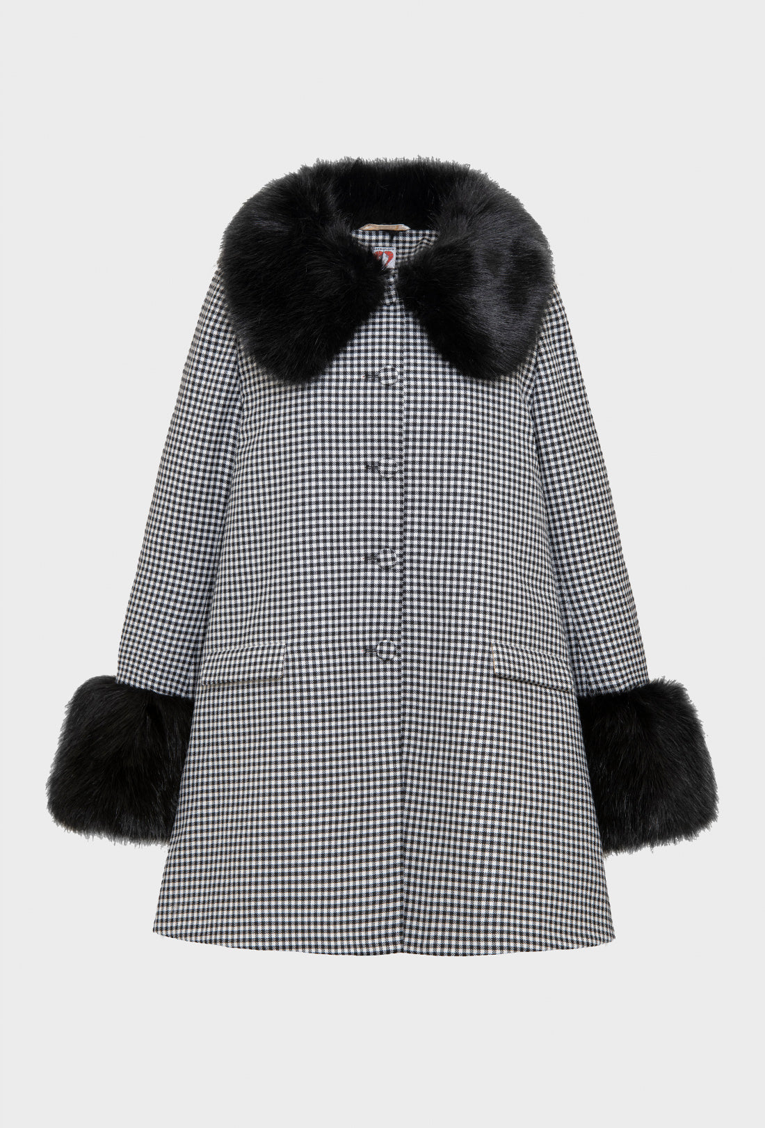 Laurel Coat - Black Gingham