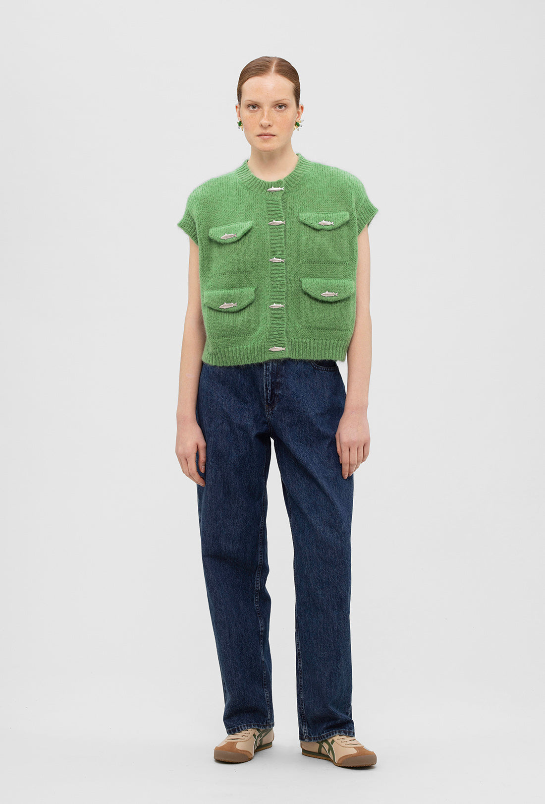 Lennox Vest - Leaf Green