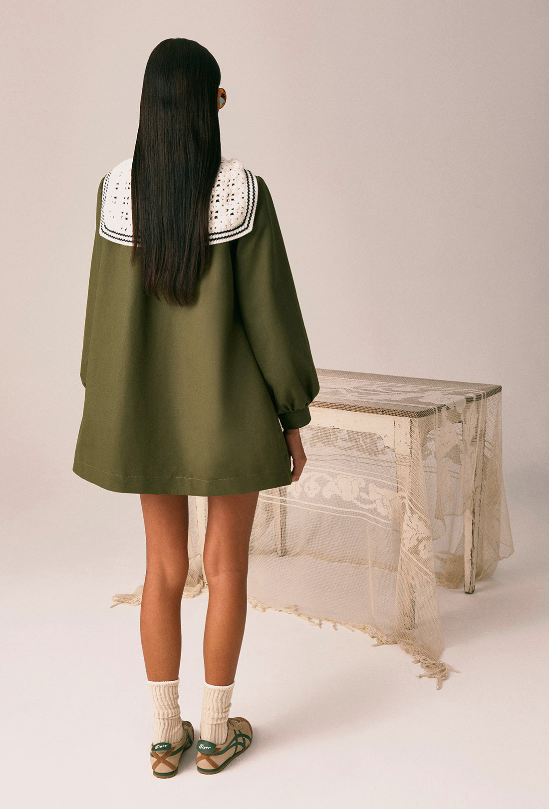 Hector Trench Coat - Caper Green