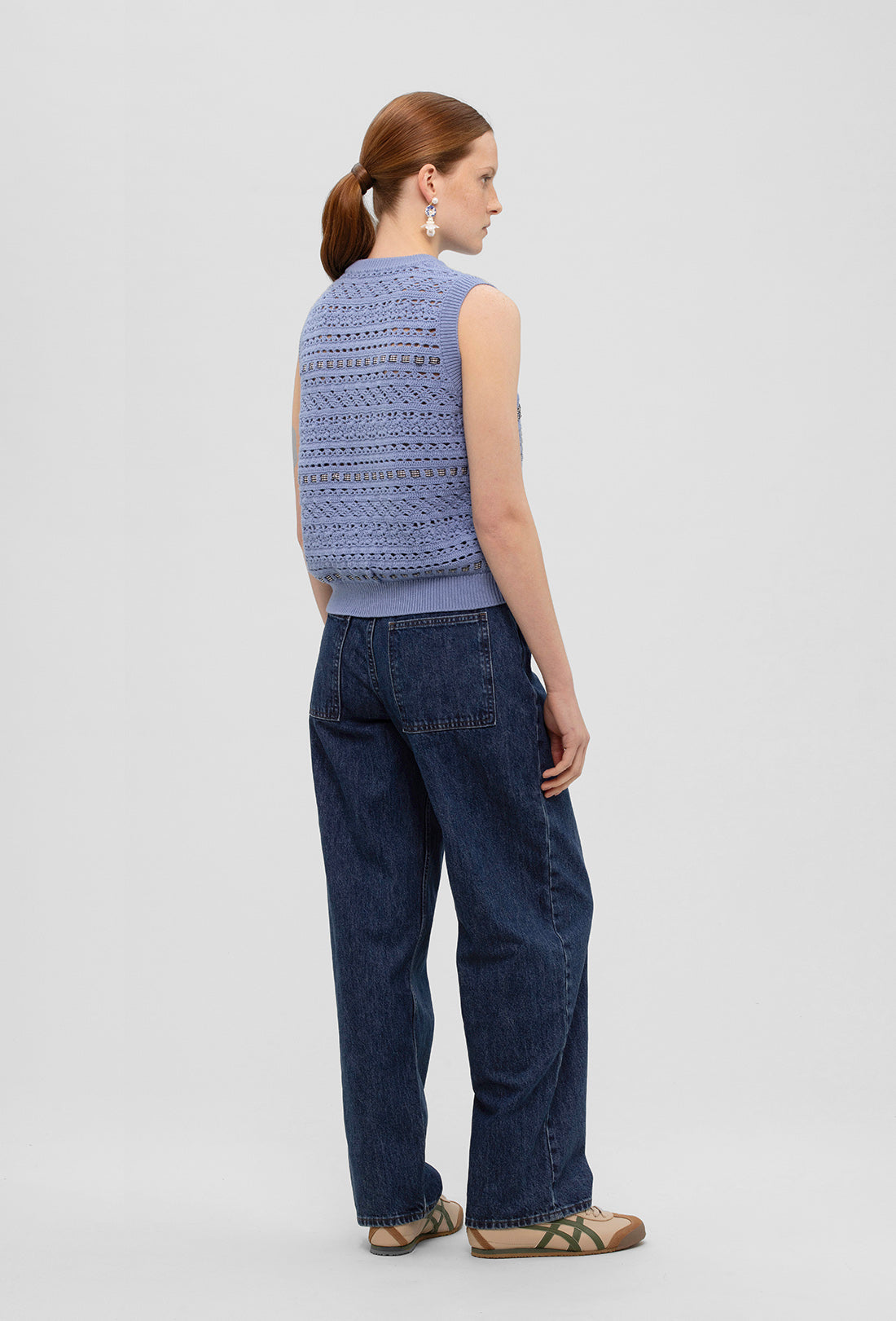 Salem Vest - Greek Blue Gingham