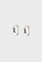 silver hoops