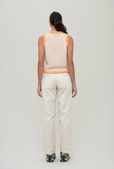 peanut  knit butterfly vest